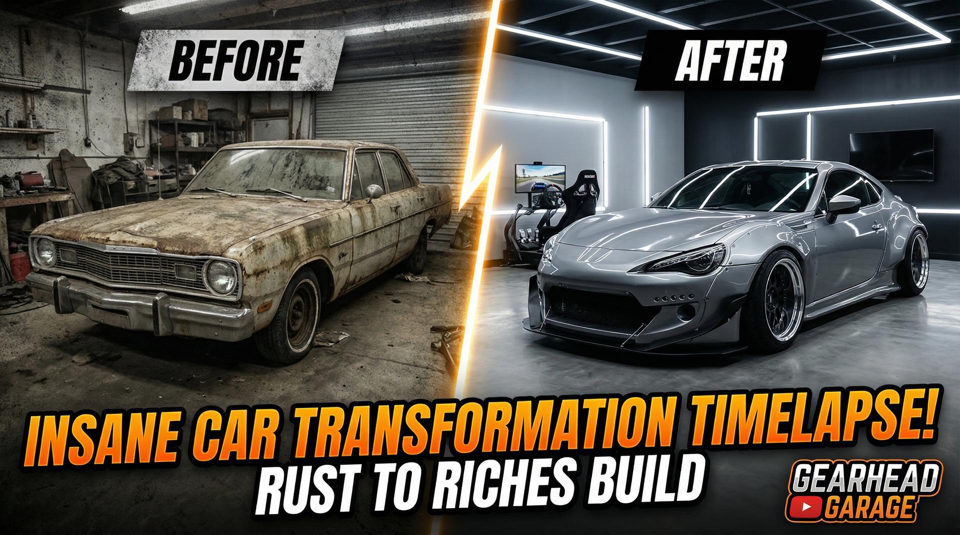 网红主播视频：GT-R宽体改装全纪录